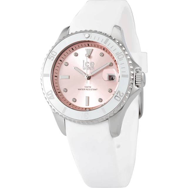 Womens 020366 ICE Steel 35mm Quartz Watch - Pink - One Size