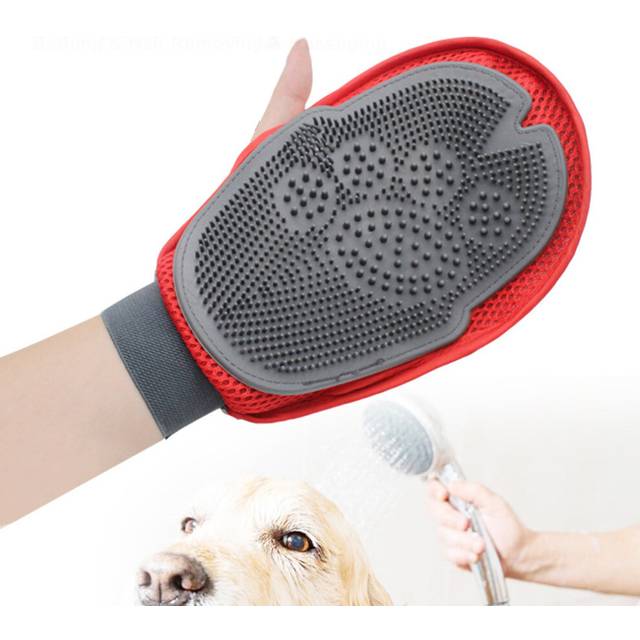 Silicone Magic Pet Bath Glove Cat Dog Hair Remover Glove Massage Cleaning Hair Comb Brush Tool Pet Supplies Grooming Products