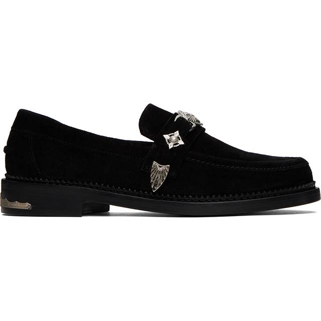 Toga Virilis SSENSE Exclusive Black Loafers - BLACK SUEDE - IT 40