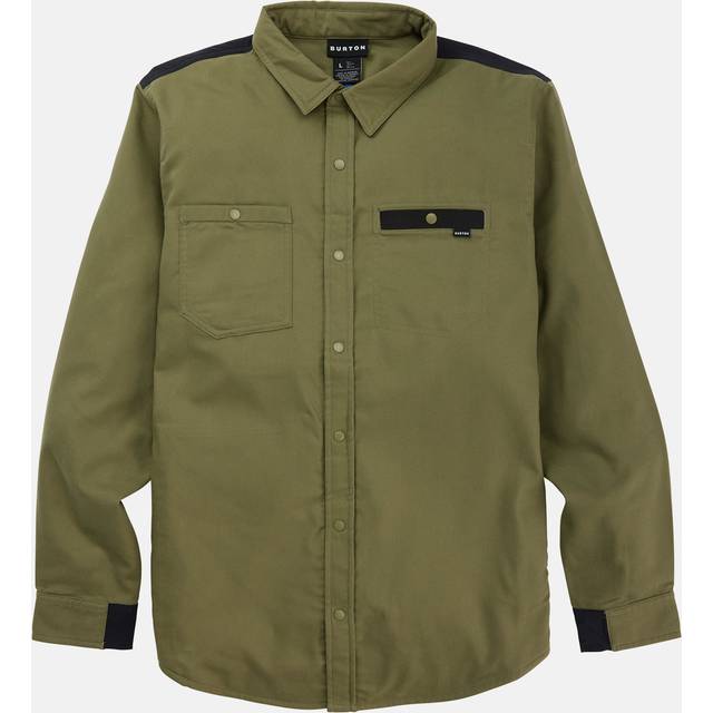 Burton Men's Favorite Performance Long Sleeve Flannel, Forest Moss, S