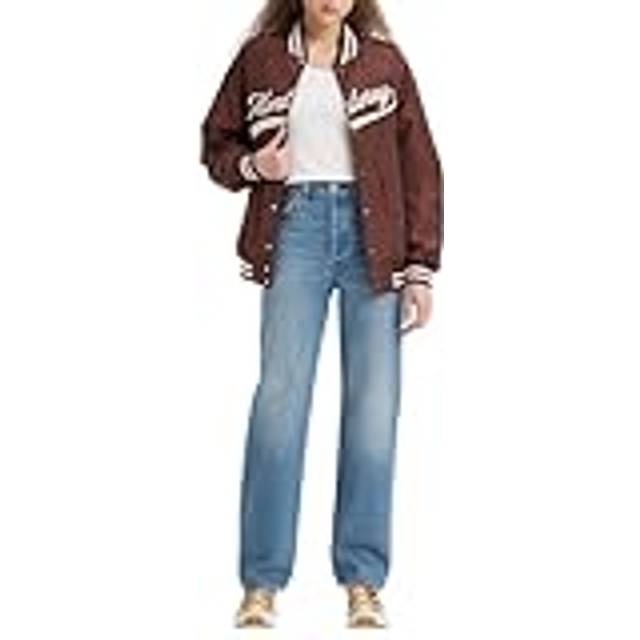 Levi's Ribcage Full-length Jeans - Dance Around Blue, Blue, Size 31, Inside Leg 32, Women -  inside leg 32,31