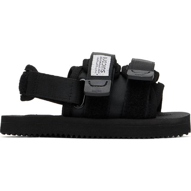 SUICOKE Kids Black Moto Sandals - Black - EU 17