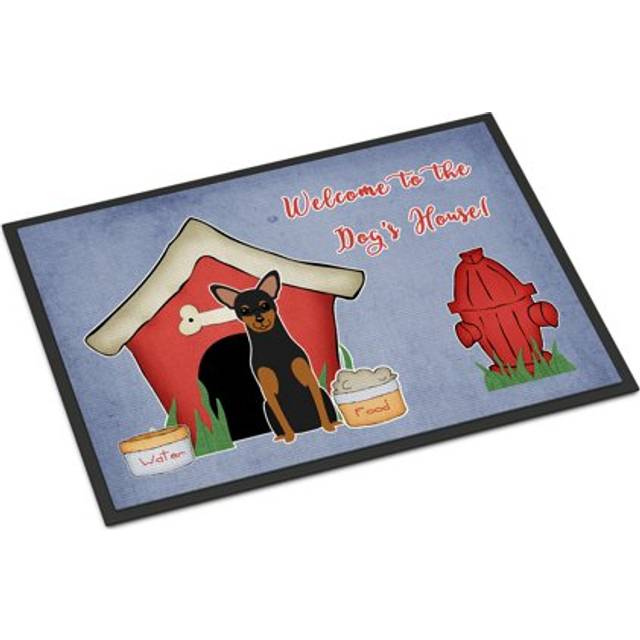 """""Caroline's Treasures Dog House Collection Manchester Terrier Indoor or Outdoor Mat 24x36 BB2782JMAT 24 x 36"""""""" Multicolor"""""