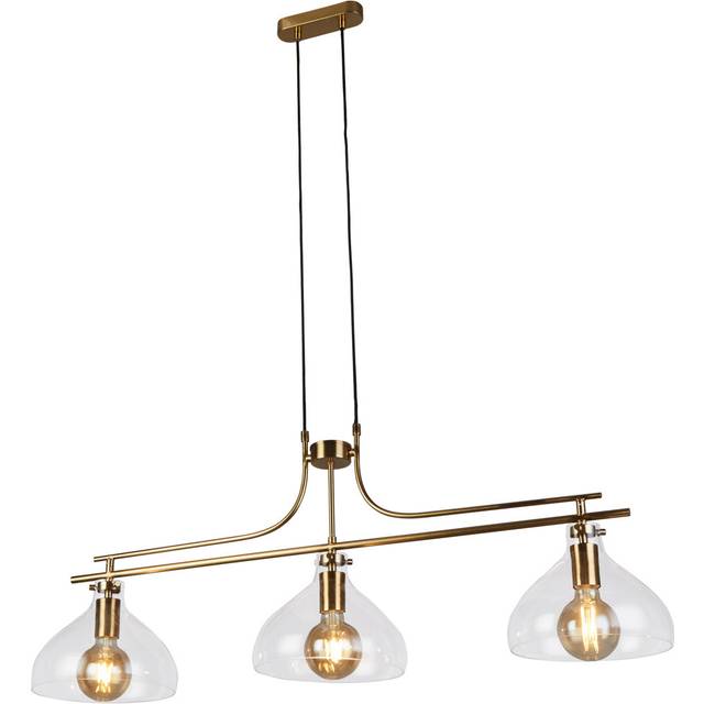 Searchlight 31031-3PB Margarita 3 Light Bar Pendant Brass Metal Glass