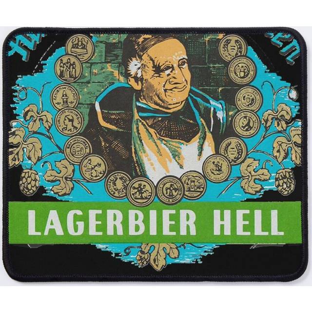 Mouse Pad Augustiner Munich Beer...Lagerbier Hell 11.8 x 9.8 inch Computer Mat Gaming Office Mousepad