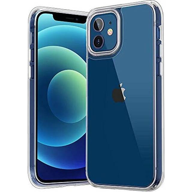 TECHGEAR iPhone 12, 12 Pro Case [Fusion HD] Shockproof, Anti-Scratch, Slim & Light, Hybrid Drop Protection, Fused Gel Bumper & Clear Hard Back Case
