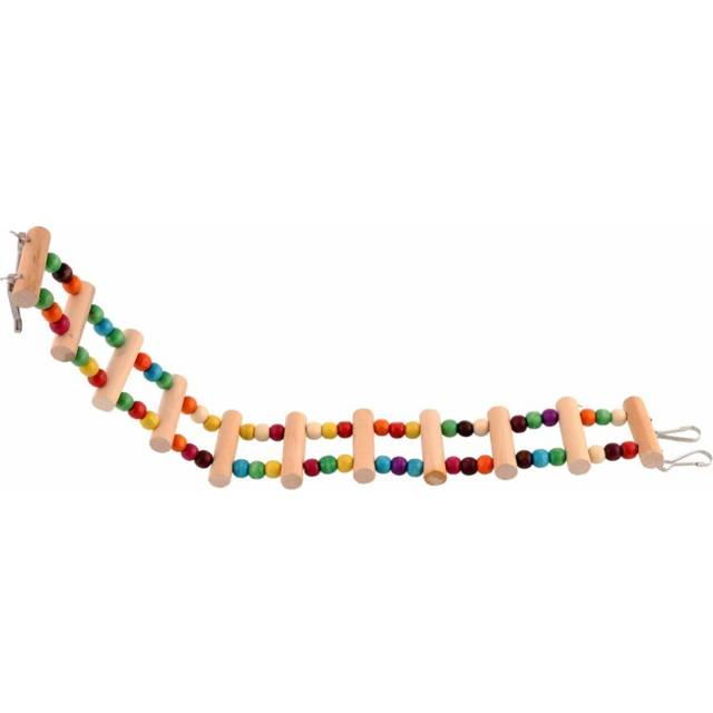 Parrot Pet Bird Wood Ladder Climb Cableway Hamster Toys Rope Parrot Bites Harness Cage Parakeet Budgie Home