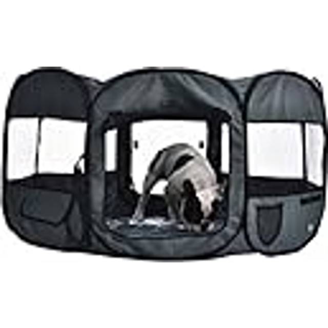 Amazon basics foldable octagonal indoor and outdoor portable soft dog pen/puppy