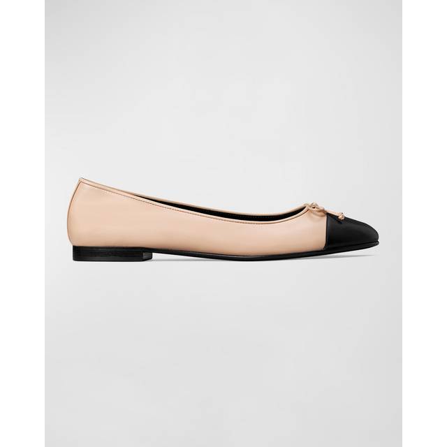 TORY BURCH Cap-Toe Ballet |Kräm |41.5
