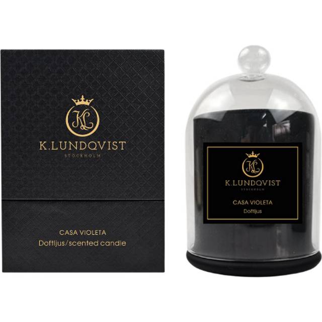 K. Lundqvist Stockholm K. Lundqvist Doftljus med Glaskupa Casa Violeta