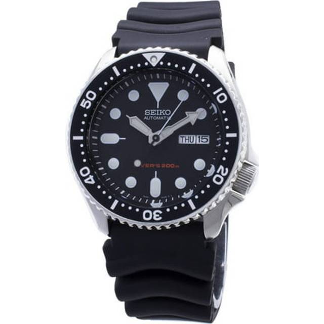 Refurbished Seiko Black Dial Automatic Diver SKX007K1 Men&#39;s Watch