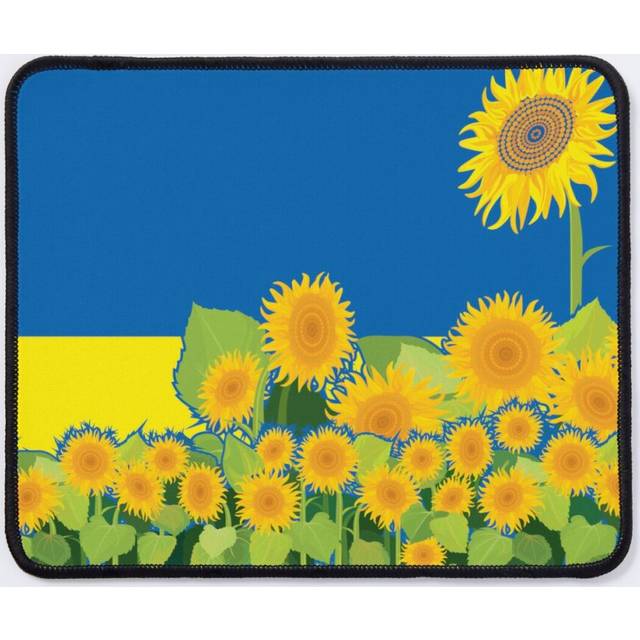 Mouse Pad Sunflowers for Unity and Peace 11.8 x 9.8 inch Computer Mat Gaming Office Mousepad