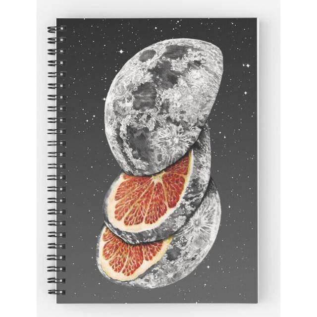 Spiral Notebook LUNAR FRUIT A5 120 Pages