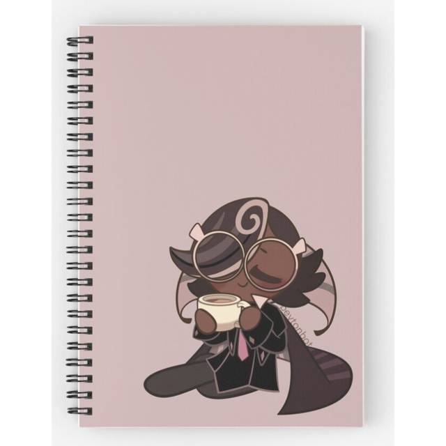 Spiral Notebook Coffee Break with Espresso Cookie A5 120 Pages