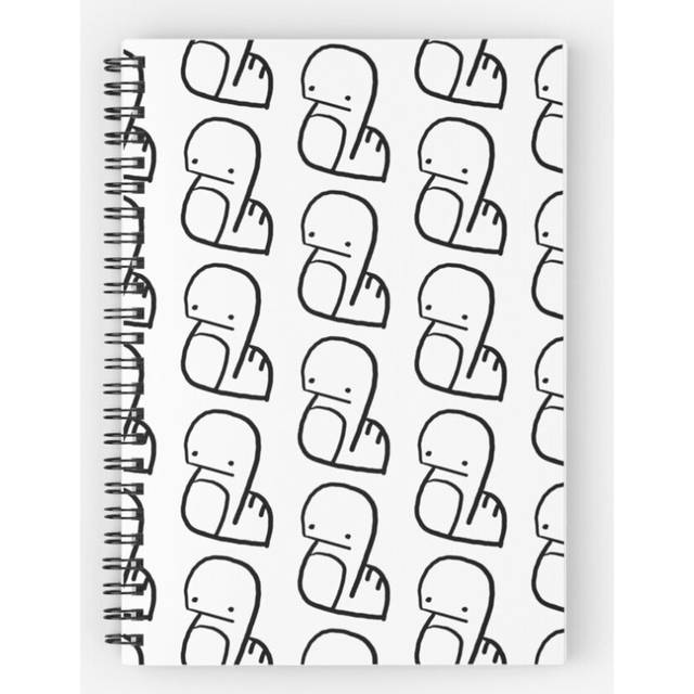 Spiral Notebook chan's doodle A5 120 Pages
