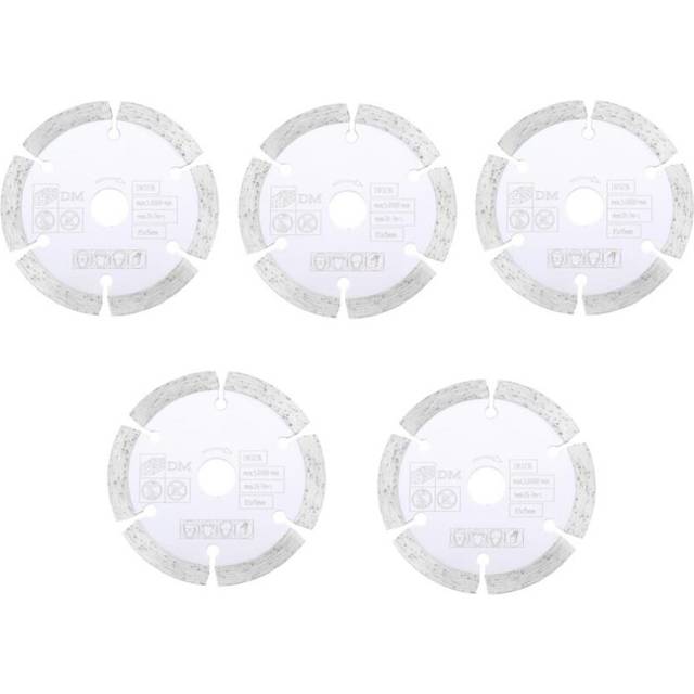 Drillpro 5pcs 85mm Diamond Saw Blade 15mm Bore Circular Cutting Disc