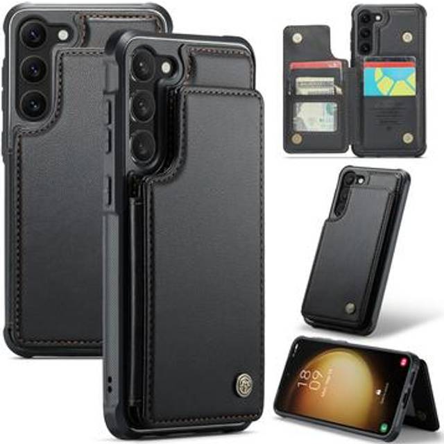 Samsung Galaxy S22+ 5G Caseme C22 Fodral RFID Kortplånbok - Svart