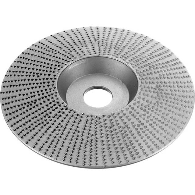 Drillpro 110mm Extreme Shaping Disc 16mm Bore Tungsten Carbide Wood Carving Disc Grinder Disc for 100 115 Angle Grinder Woodworking