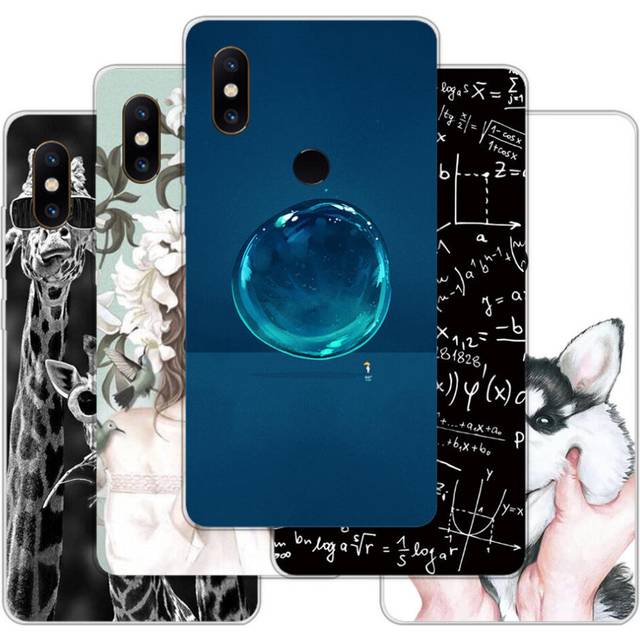 Bakeey Ultra Slim Cartoon Painting Soft TPU Protective Case for Xiaomi Mi MIX 2S