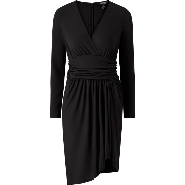 LAUREN RALPH LAUREN Jersey Long-Sleeve Dress |Svart |40