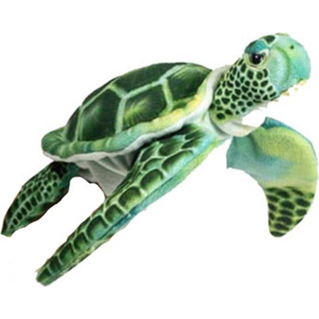 Sea Turtle Puppet Stuffed Toy (Green)