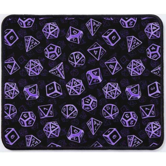 Mouse Pad D20 Dice Set Pattern (Purple) 11.8 x 9.8 inch Computer Mat Gaming Office Mousepad