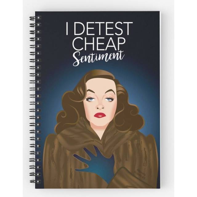 Spiral Notebook sentiment A5 120 Pages