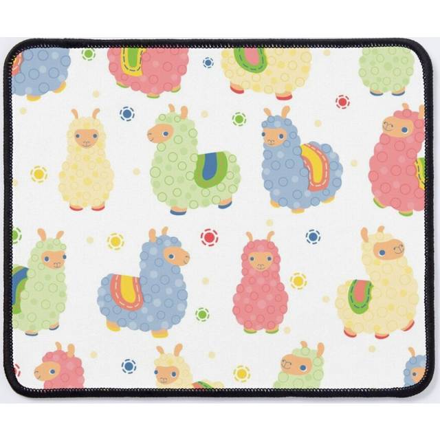Mouse Pad Polka Dot Alpacas 11.8 x 9.8 inch Computer Mat Gaming Office Mousepad