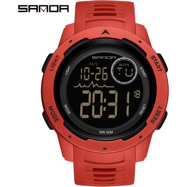 Mens Watch 50M Waterproof Led Light Stopwatch Digital Watches Men Casual Outdoor Sport Wristwatch Montre Homme