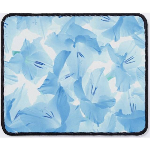 Mouse Pad BLUE LILY PATTERN 11.8 x 9.8 inch Computer Mat Gaming Office Mousepad