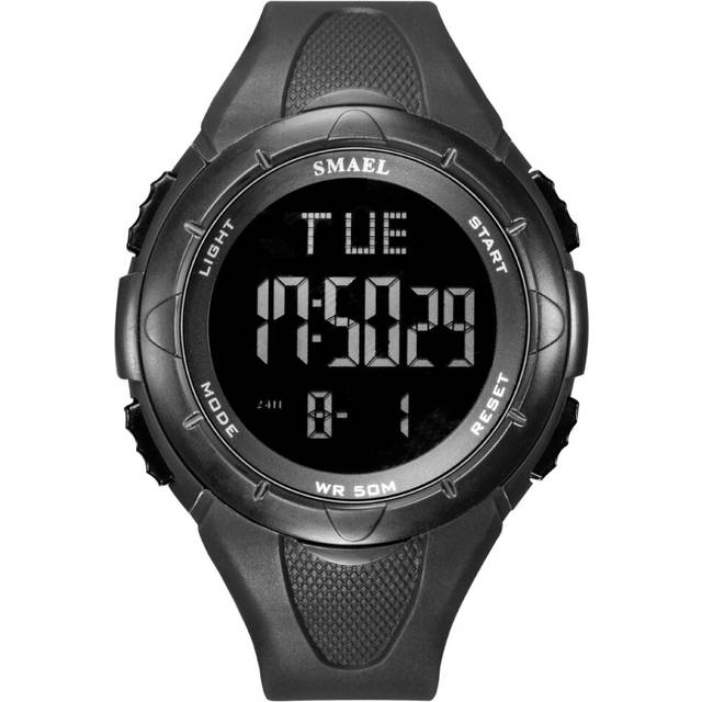 SMAEL 1027 Watches Men Wrist Watches With Digital Quartz Dual Movement LED Digital Watches Sport Clock Wristwatch
