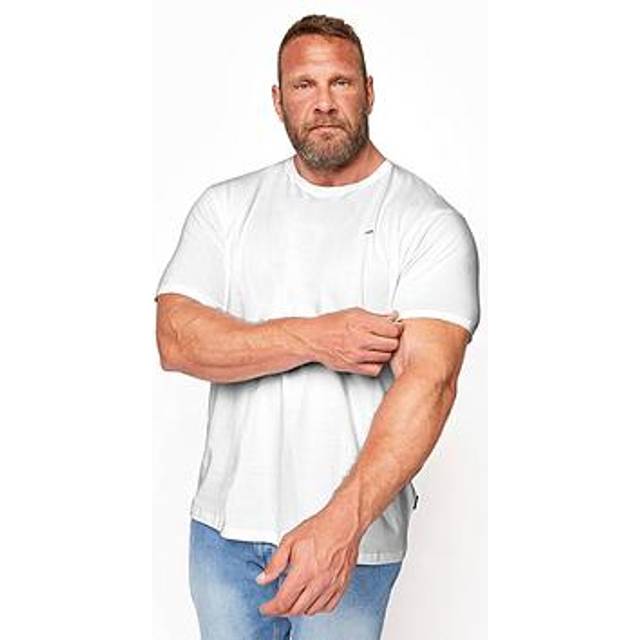 Size L Mens Badrhino Big & Tall White Core Tshirt Big & Tall