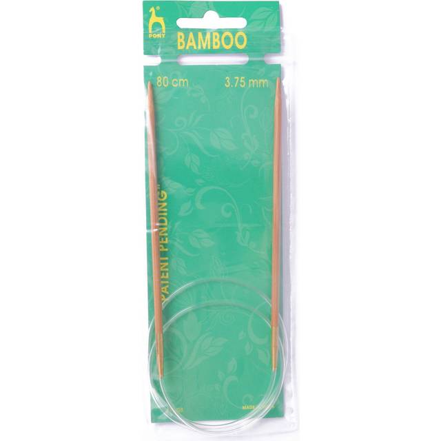 Pony Bamboo 80cm Fixed Circular Knitting Needles - 3.75mm (P67308)