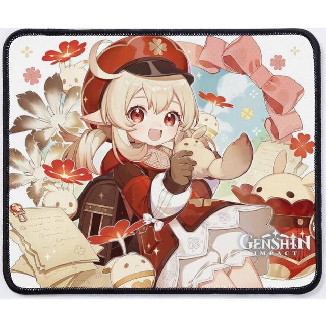 Mouse Pad Genshin Impact - Klee Official Birthday Artwork 2021 11.8 x 9.8 inch Computer Mat Gaming Office Mousepad