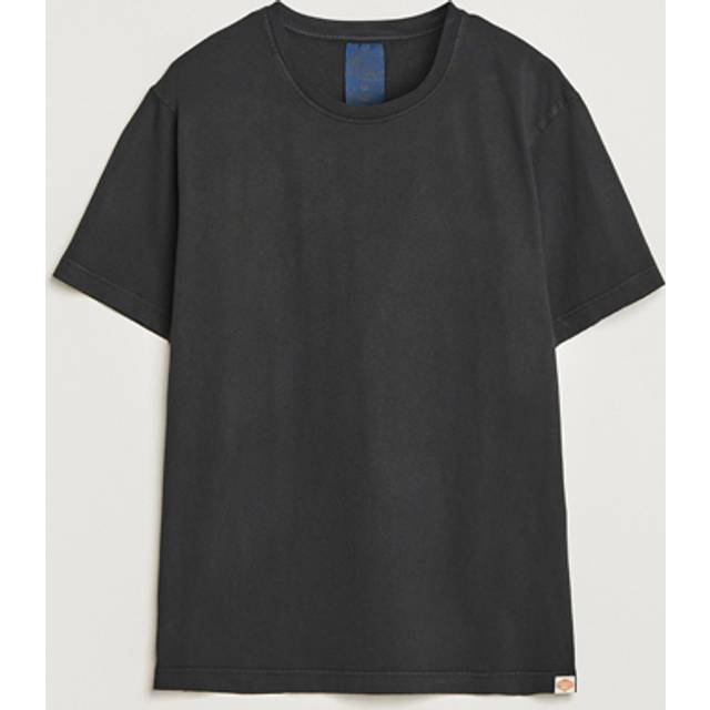 NUDIE JEANS Uno Everyday Tee Chalk White |Svart |L