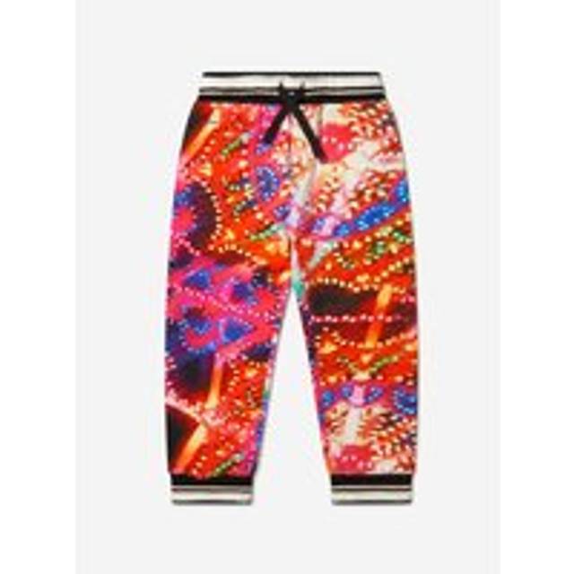 Dolce & Gabbana Kids Boys Illuminations Joggers - Multicolour Cotton Jersey - Size 5Y