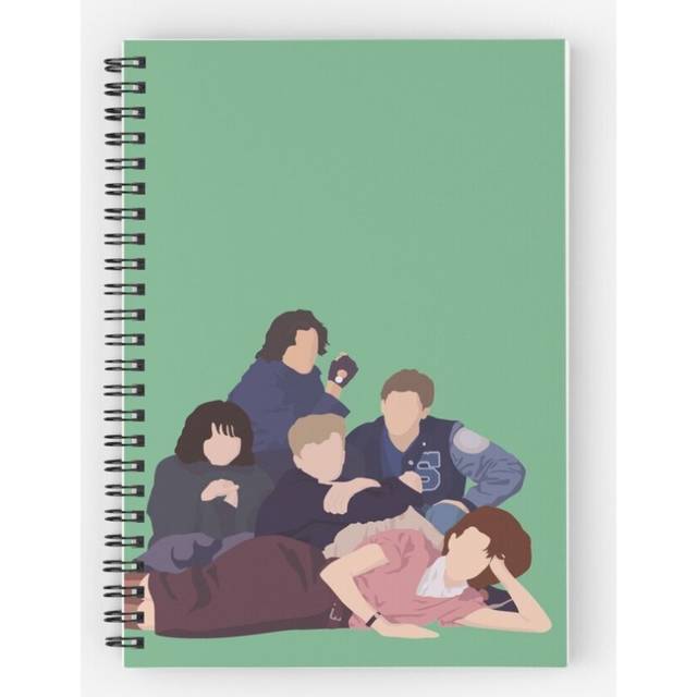 Spiral Notebook Breakfast Club Quote A5 120 Pages