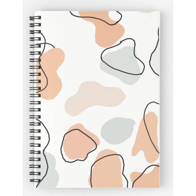 Spiral Notebook Aesthetic  A5 120 Pages