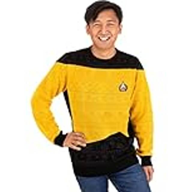 Star Trek Yellow Christmas Jumper / Ugly Sweater