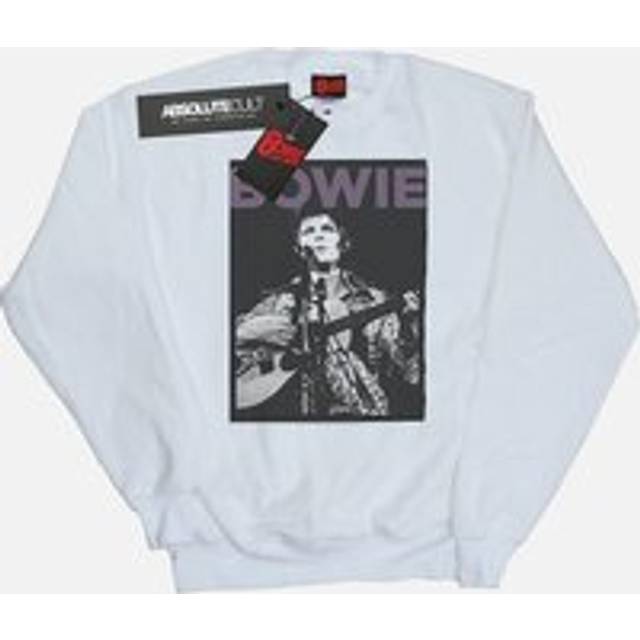 David Bowie Rockaffischtröja för dam/dam XL vit