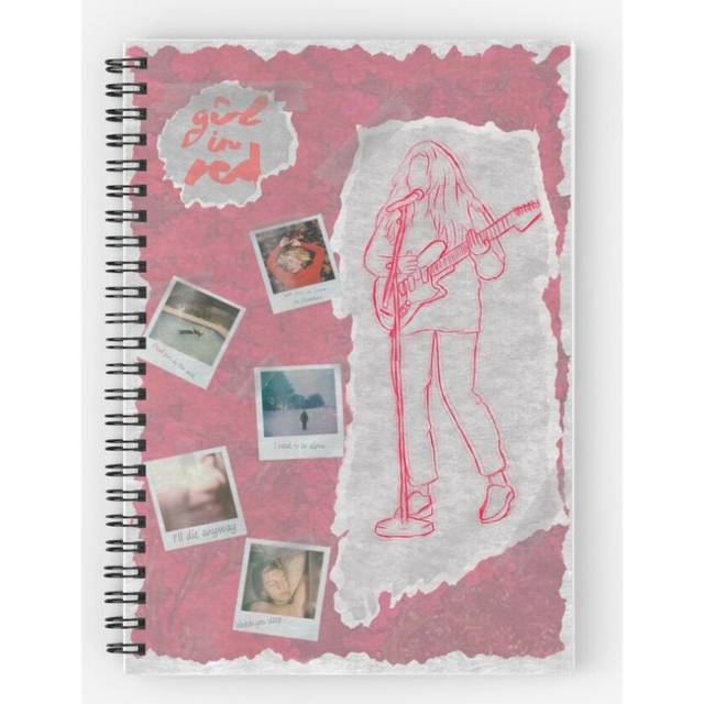 Spiral Notebook Girl in red chapter 2 poster A5 120 Pages