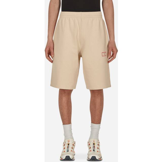 Logo Wide Leg Shorts Beige - Grey (M)