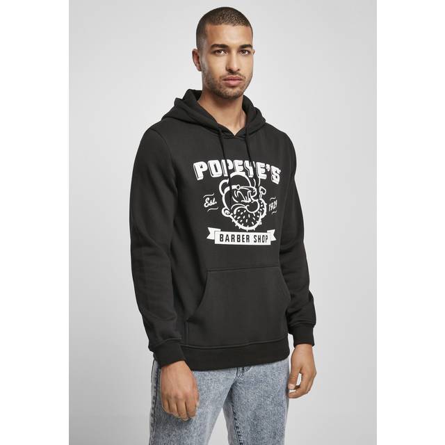 Hoodie Urban Classics popeye barber shop - Noir - XS