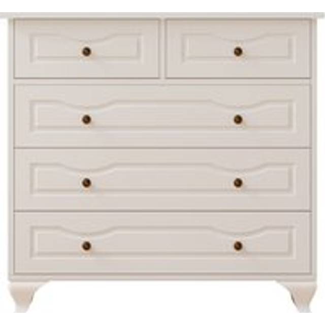 CHLOE 3+2 White Chest Of Drawers