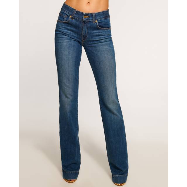Kyle Low Rise Flare Jean in Medium Wash - MEDIUM WASH - 31