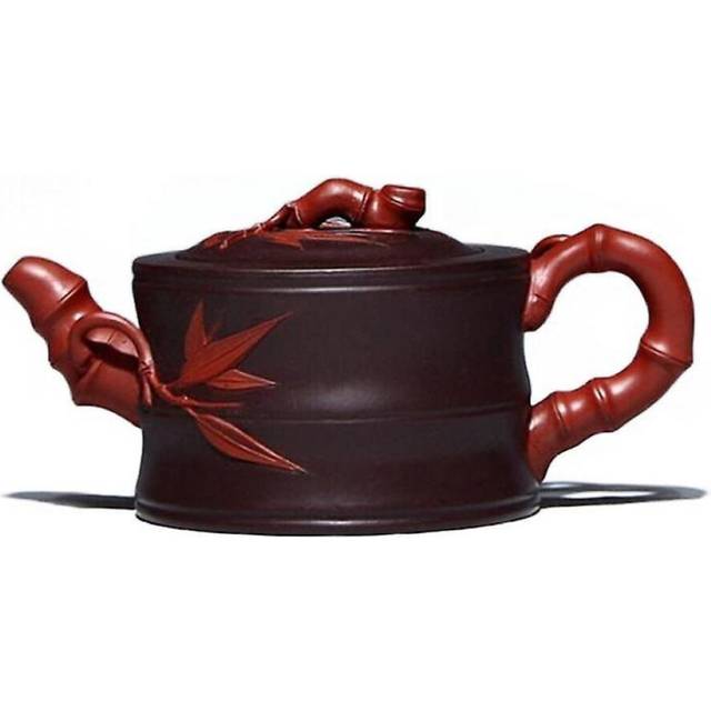 Tea Pot Handmade Bamboo Purple Clay Teapot Raw Ore Beauty Kettle Chinese Tea Ceremony