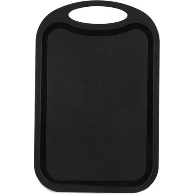 Plastic Chopping Block Meat Vegetable Cutting Board Non-Slip Anti Overflow With Hang Hole Chopping Board Black