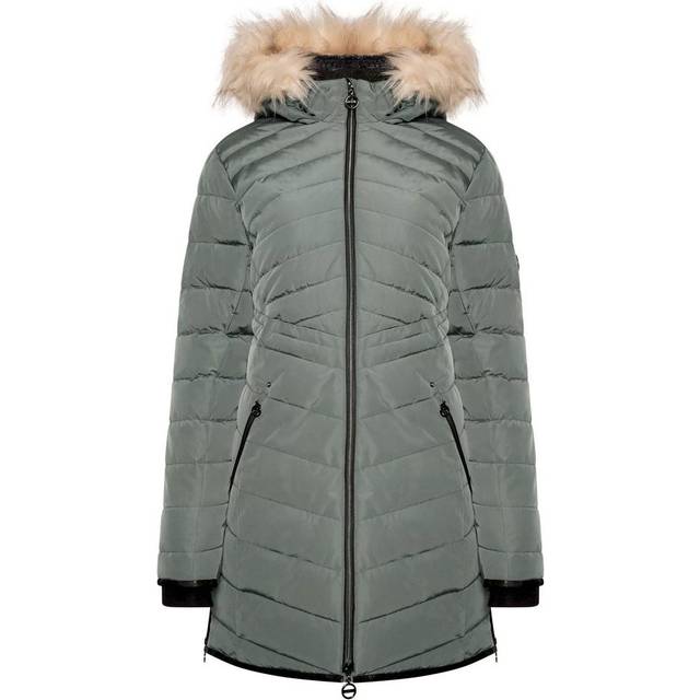 (10 UK, Duck Green) Dare 2B Womens/Ladies Striking III Long Length Padded Jacket