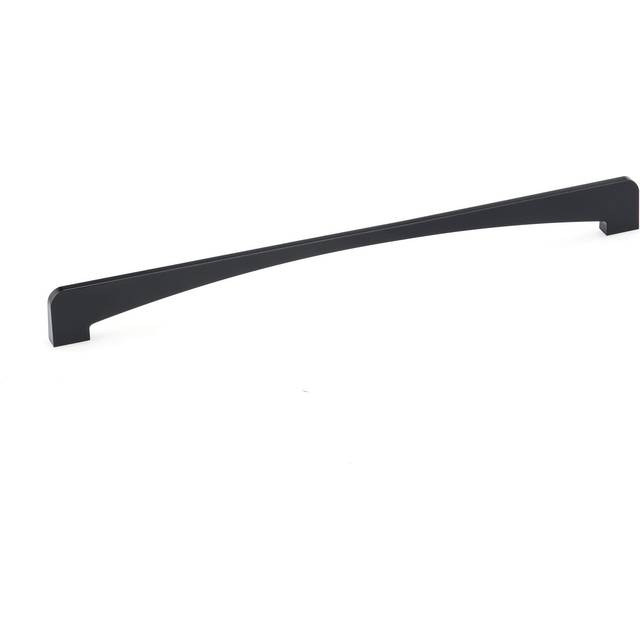 Richelieu Hardware BP777816090 Cosenza Collection 6 516inch 160 mm CentertoCenter Black Modern Curved Cabinet and Drawer P