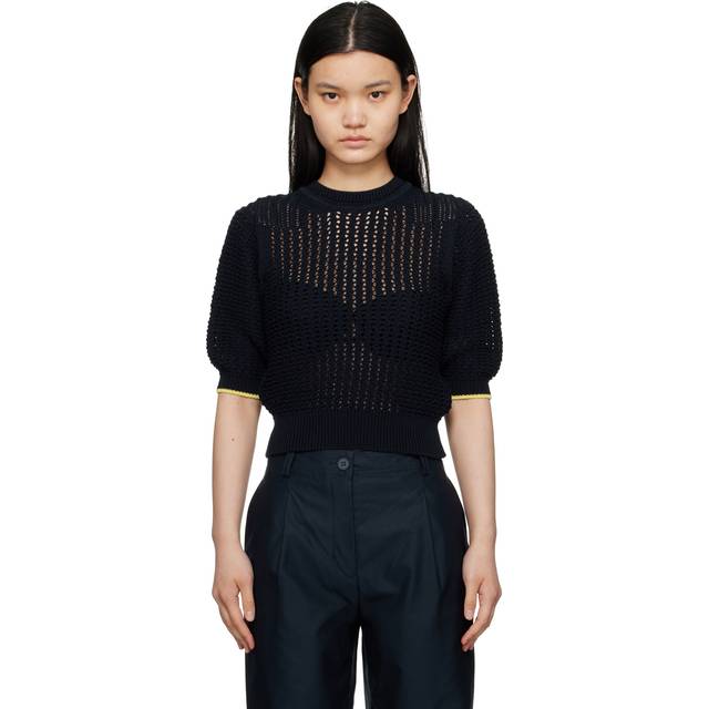 Maison Kitsuné Navy Hotel Olympia Edition Sweater - P481 Navy - XS